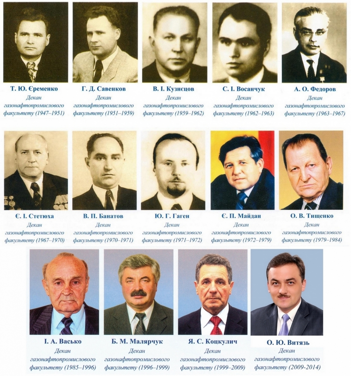 Декани ГНПФ