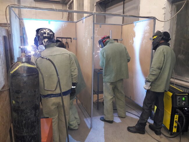 Практика зварювання (дільниця MIG/MAG)