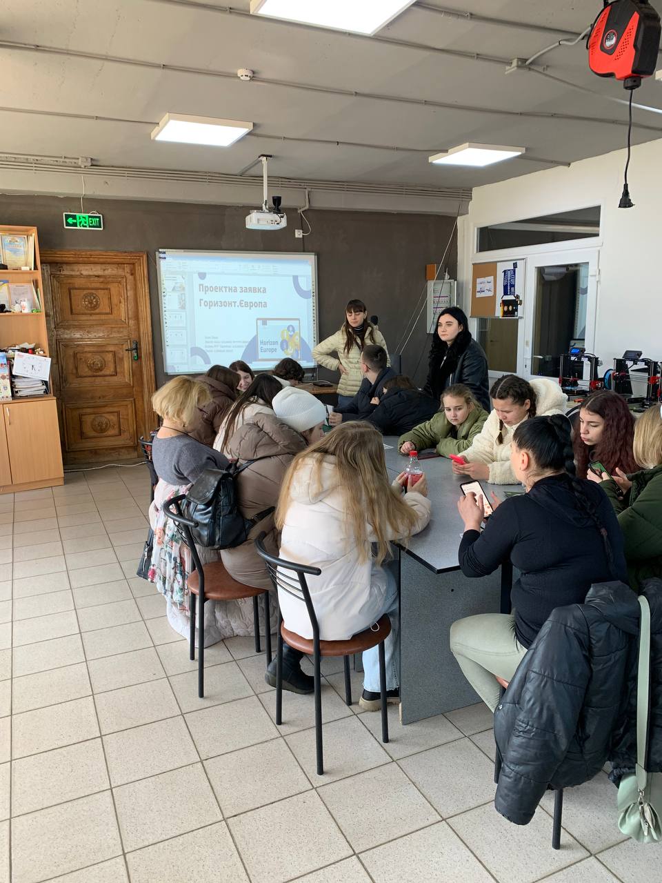 Зустріч із юними винахідниками у межах профорієнтаційної екскурсії