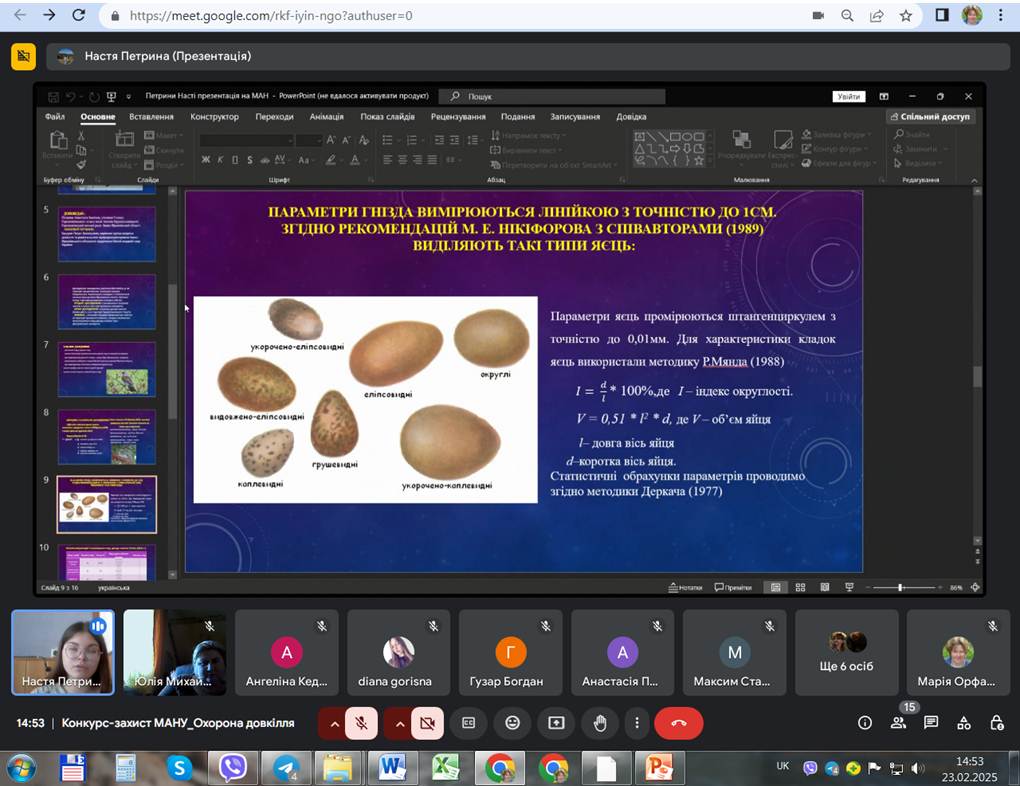 ІІ етап Всеукраїнського конкурсу-захисту науково-дослідницьких робіт учнів-членів МАН