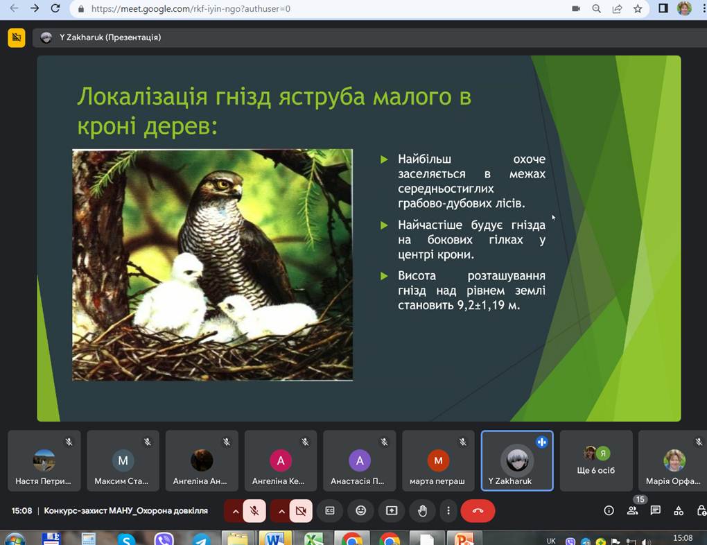 ІІ етап Всеукраїнського конкурсу-захисту науково-дослідницьких робіт учнів-членів МАН