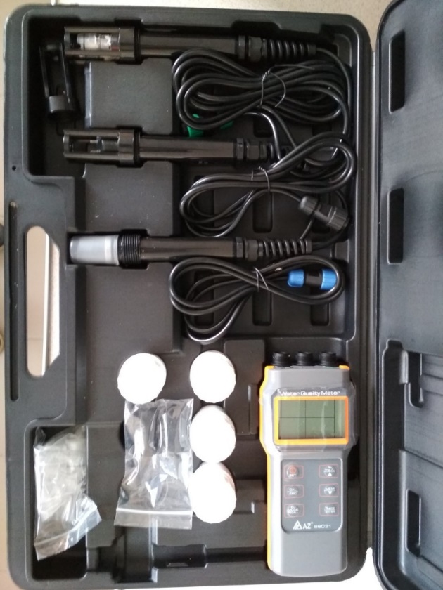 Оксиметр / рН-метр / кондуктометр/солемер (4в 1) AZ-8603