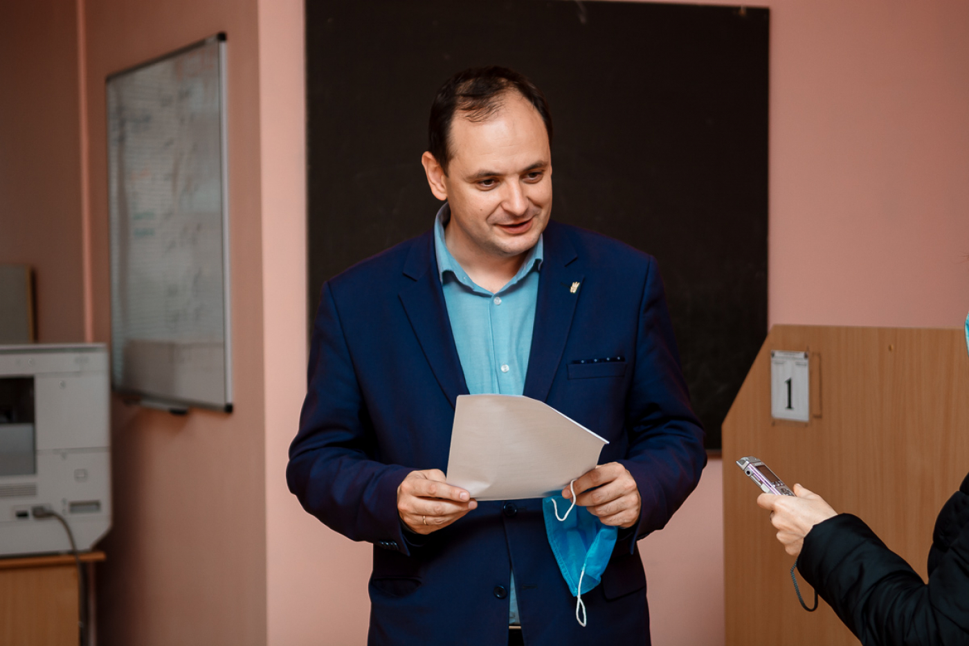 На відкриття чергових курсів проєкту «Успіх в бізнесі-2020» особисто завітав міський голова м.Івано-Франківська Р. Р. Марцінків
