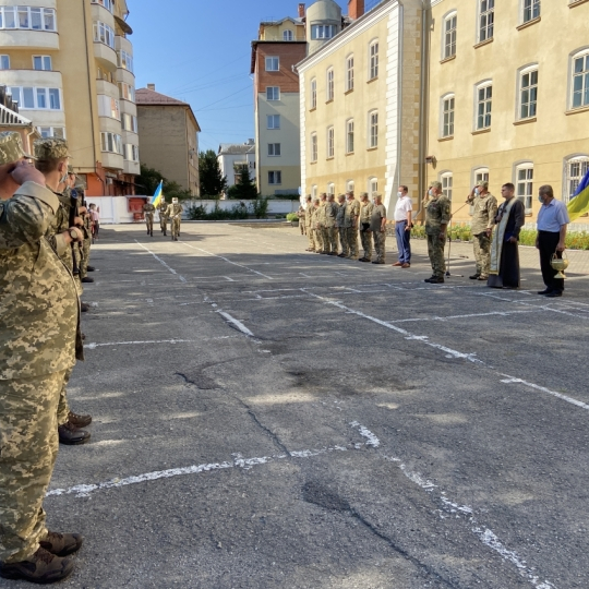 Курсанти КВП склали Військову присягу України.