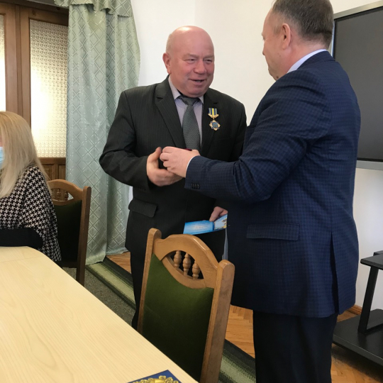 ІФНТУНГ привітав з 75-літнім ювілеєм Дрогобицький фаховий коледж нафти і газу