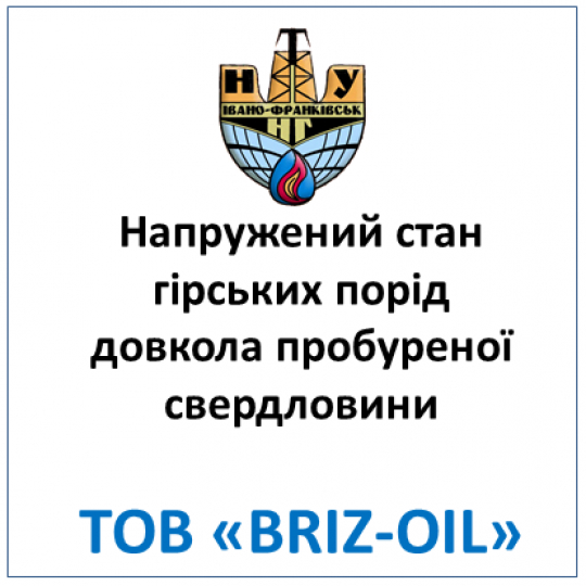 Напружений стан гірських порід довкола пробуреної свердловини