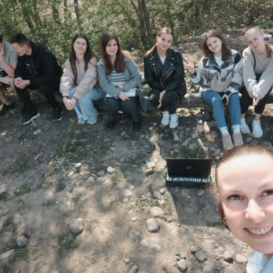 Кажуть, інформація на відкритому повітрі засвоюється краще! 