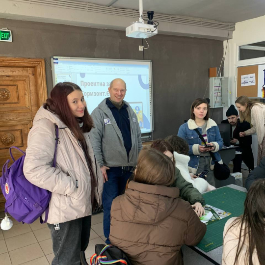 Зустріч із юними винахідниками у межах профорієнтаційної екскурсії