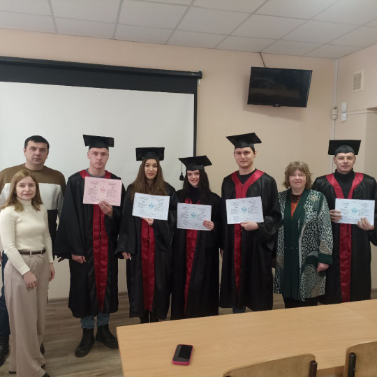Вручення дипломів Магістра випускникам Факультету природничих наук спеціальності 101 Екологія