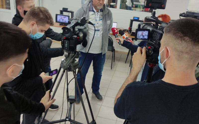Панчук дає інтерв’ю