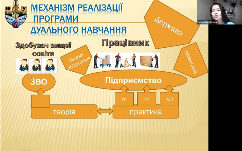 10 червня 2021р. Координатор дуальної освіти ІФНТУНГ