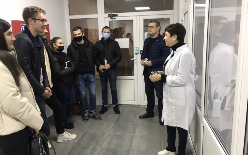 заняття аспірантів спеціальності 101 Екологія  у лабораторії Дністровського БУВР