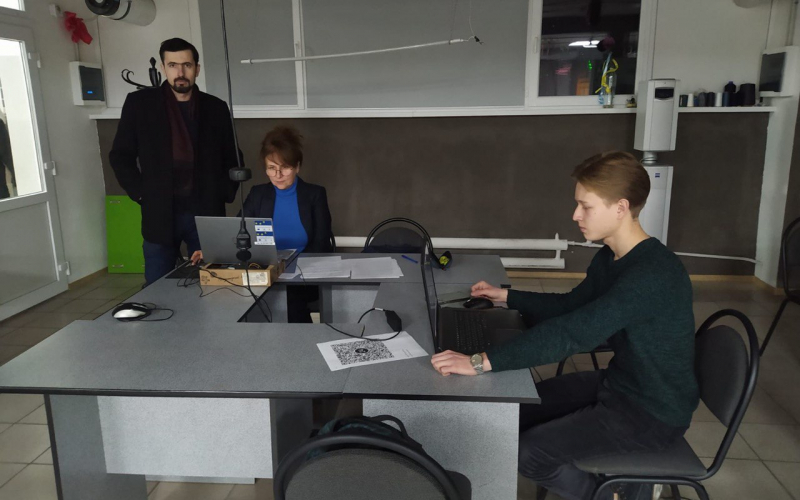 Виступ студента у Центрі інноваційного розвитку