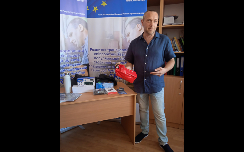 Подарунки від міжнародного Проєкту HE-CROSS кафедра ГКЗ