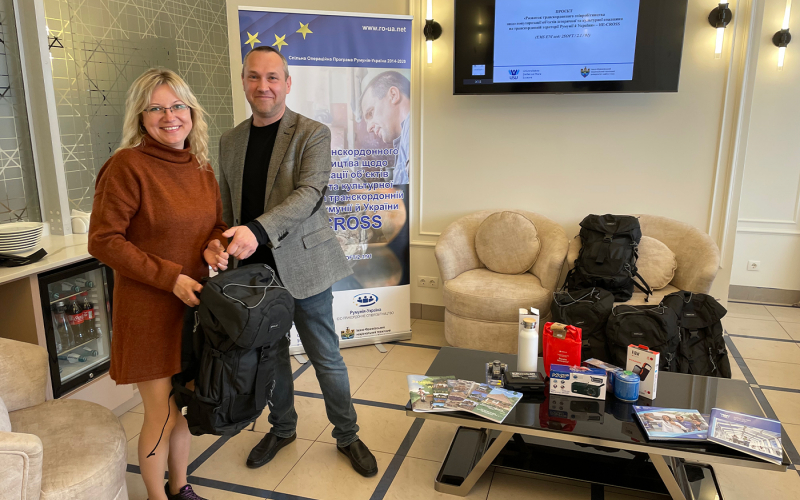 Подарунки від міжнародного Проєкту HE-CROSS кафедра ГКЗ