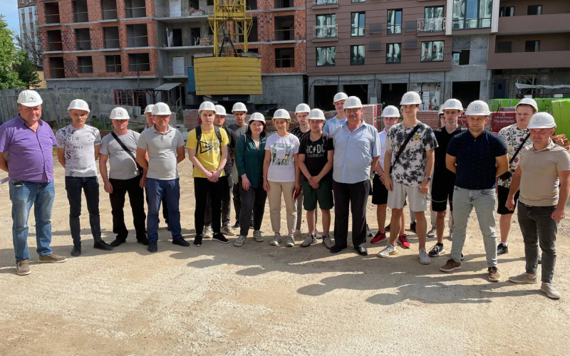 Виробнича практика студентів-будівельників 3-го курсу