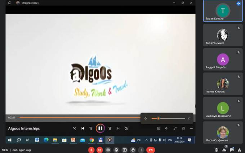 Algoos study work and Travel