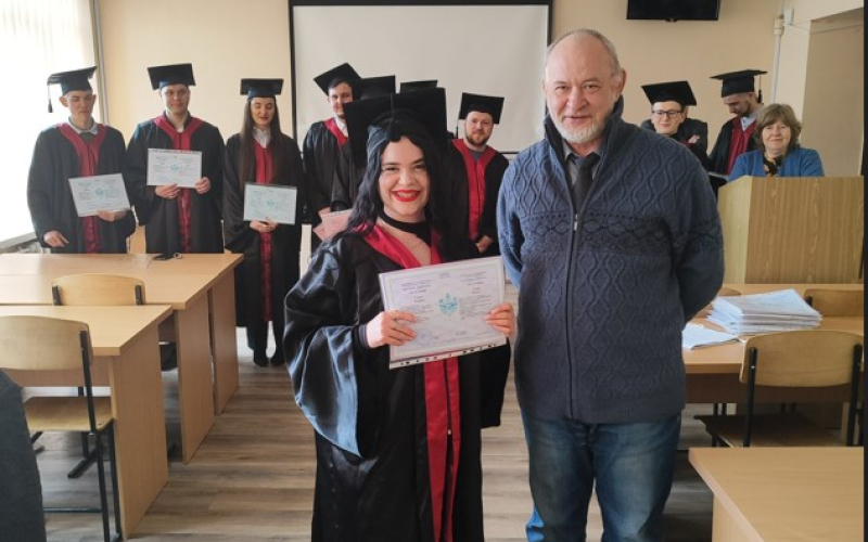 вручення дипломів Магістра випускникам Факультету природничих наук спеціальності 101 Екологія