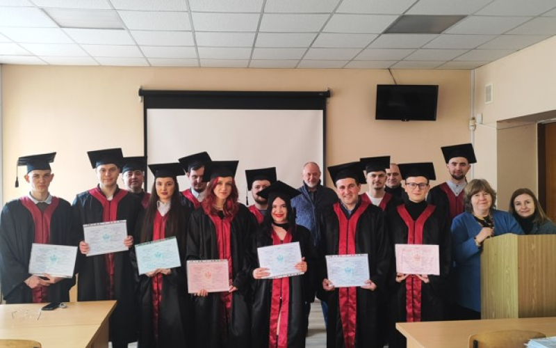 вручення дипломів Магістра випускникам Факультету природничих наук спеціальності 101 Екологія