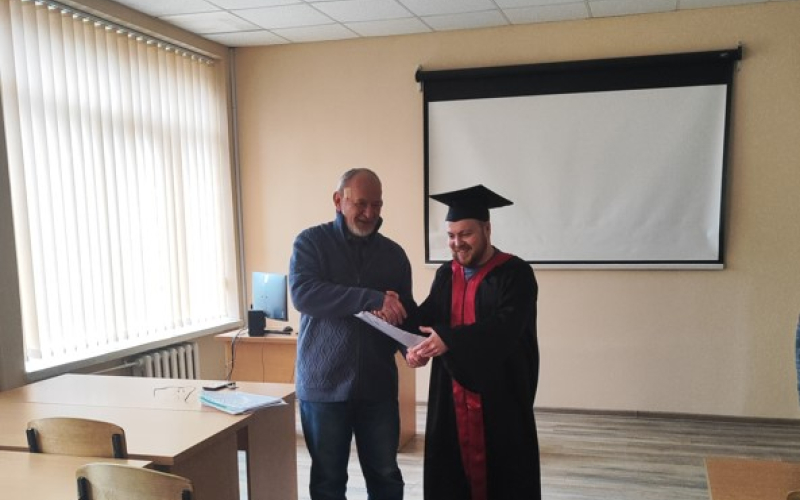 вручення дипломів Магістра випускникам Факультету природничих наук спеціальності 101 Екологія