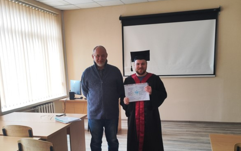 вручення дипломів Магістра випускникам Факультету природничих наук спеціальності 101 Екологія