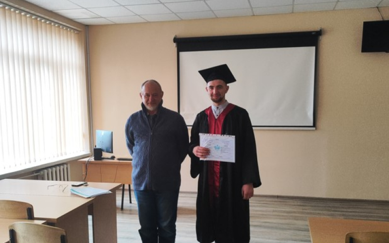 вручення дипломів Магістра випускникам Факультету природничих наук спеціальності 101 Екологія
