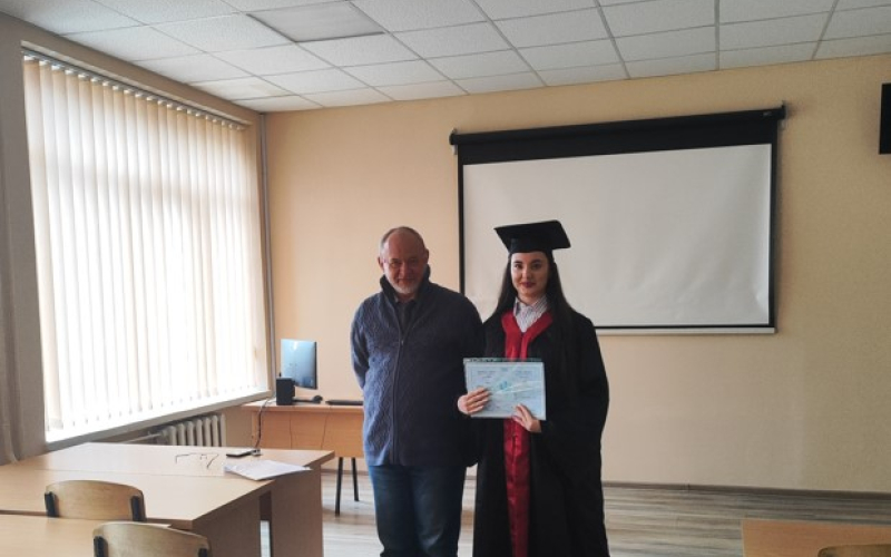 вручення дипломів Магістра випускникам Факультету природничих наук спеціальності 101 Екологія