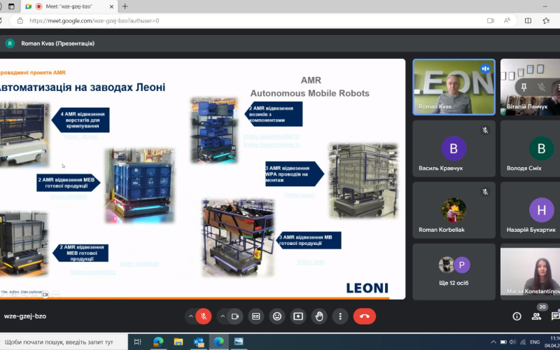 Автоматизація на LEONI
