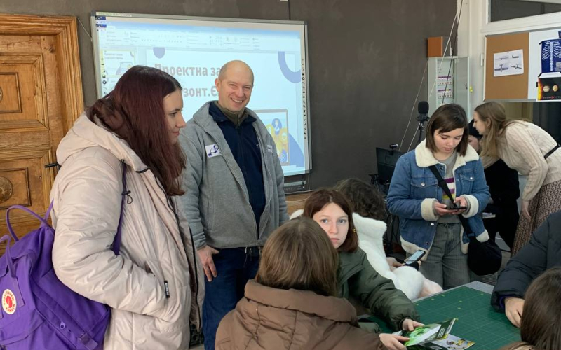 Зустріч із юними винахідниками у межах профорієнтаційної екскурсії