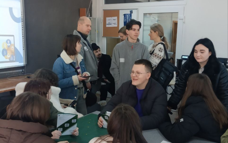 Зустріч із юними винахідниками у межах профорієнтаційної екскурсії