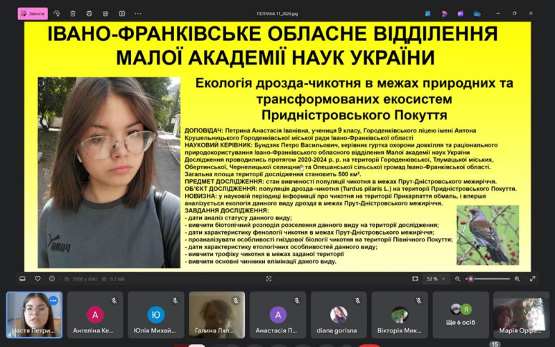 ІІ етап Всеукраїнського конкурсу-захисту науково-дослідницьких робіт учнів-членів МАН