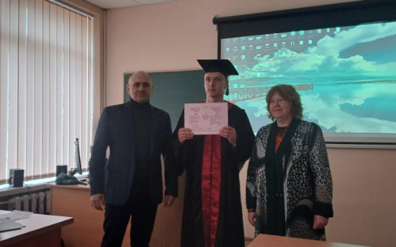 Вручення дипломів Магістра випускникам Факультету природничих наук спеціальності 101 Екологія