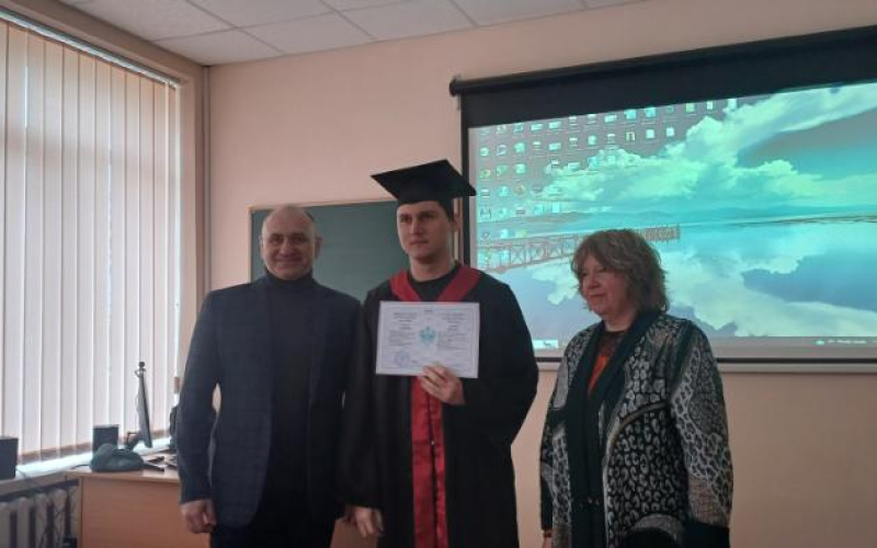 Вручення дипломів Магістра випускникам Факультету природничих наук спеціальності 101 Екологія