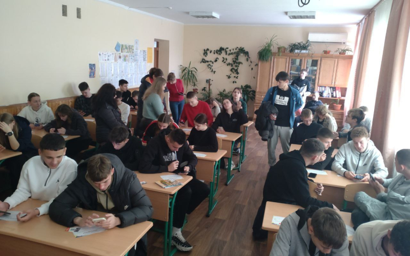 Тренінг-лекція для ліцеїстів спортивного ліцею "Особистий бренд спортсмена"