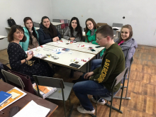Викладач Степанюк Г. С. проводить тренінг "Гра громад"(21-02-2019)