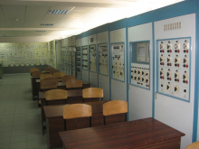 Загальний вигляд щита технологічної схеми КС