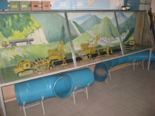 Макет ізоляційно-укладальної колони