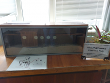 Макет лабораторної установки для дослідження поперечних напружень трубопроводу