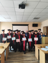 Вручення дипломів Магістра випускникам Факультету природничих наук спеціальності 101 Екологія