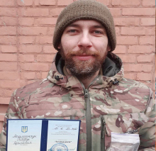 Випускника ІФНТУНГ нагороджено «Золотим хрестом» за бойові заслуги